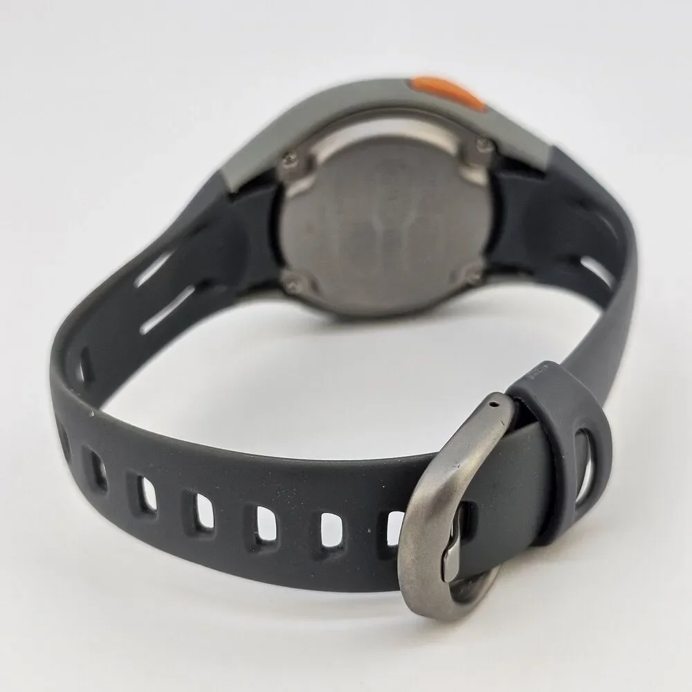Timex Men's Digital Heart‎ Rate Monitor Watch 40MM Gray Plastic Bands Working
